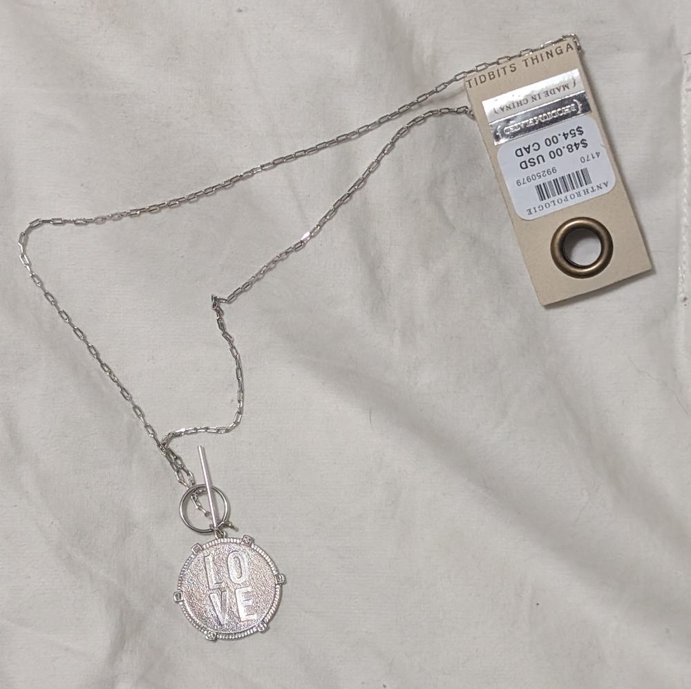 NWT Anthropologie Rhodim Plated Necklace